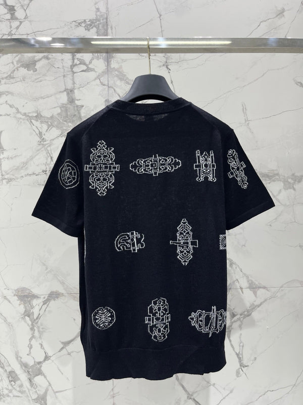HM Short-sleeve Black in Wool 166868