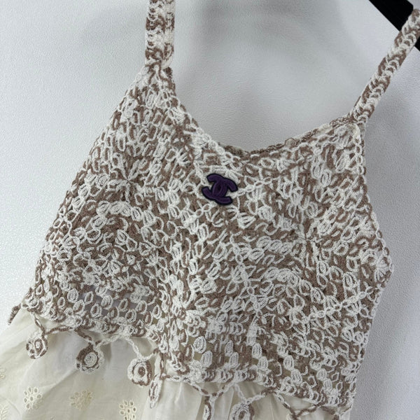 Chanel Lace Camisole Beige in Wool 361031