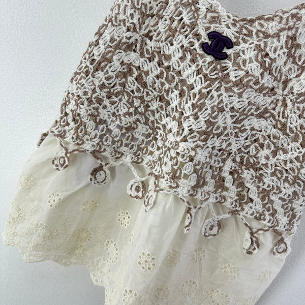 Chanel Lace Camisole Beige in Wool 361031