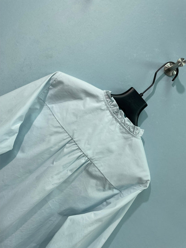 Miu Miu Shirt Blue in Cotton 218519