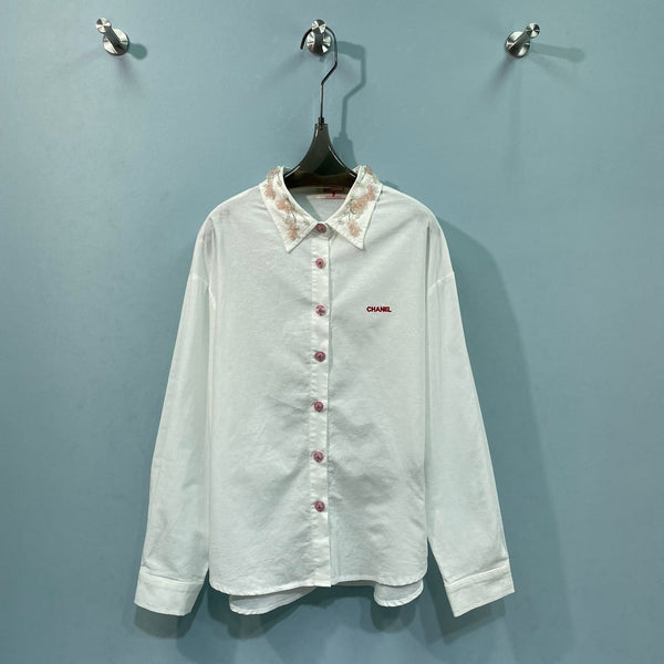 Chanel Shirt White in Flax 218490
