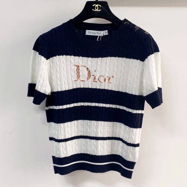 Dior Short-Sleeve T-Shirt Black in Wool 231801