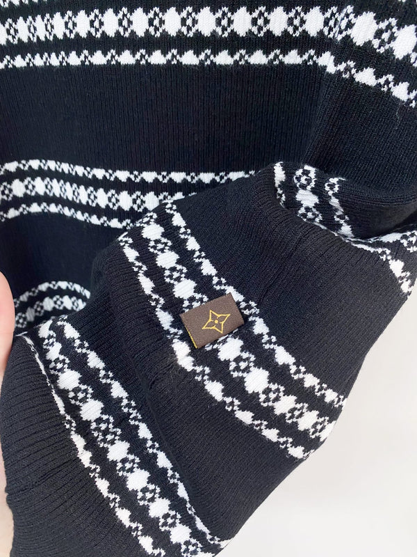LV Short-Sleeve T-Shirt Black in Wool 215551