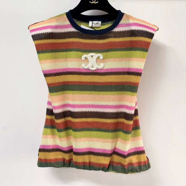 Celine Vest Multicolor in Wool 248413