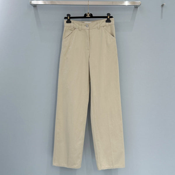 Chanel 26 Cargo Pants Khaki in Cotton 253578