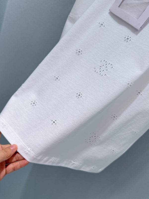 Chanel 26 Short-sleeved T-shirt White in Cotton 253570