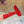 LV Romy Flat Ballerina Red in Crochet 703068