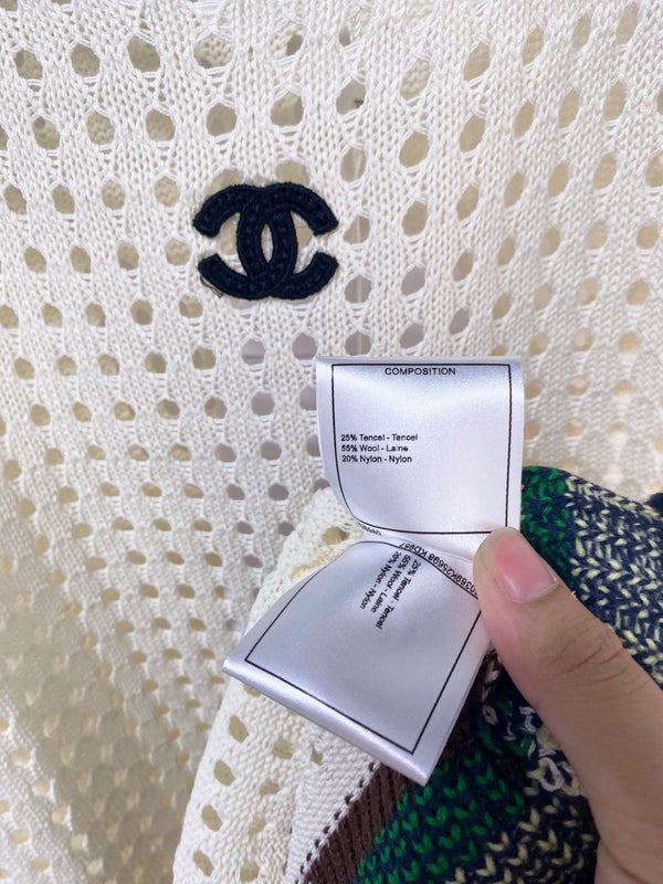 Chanel Vest Dress White in Wool 262527
