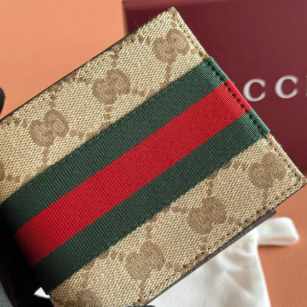 Gucci Bi-fold wallet Brown in Canvas 284913