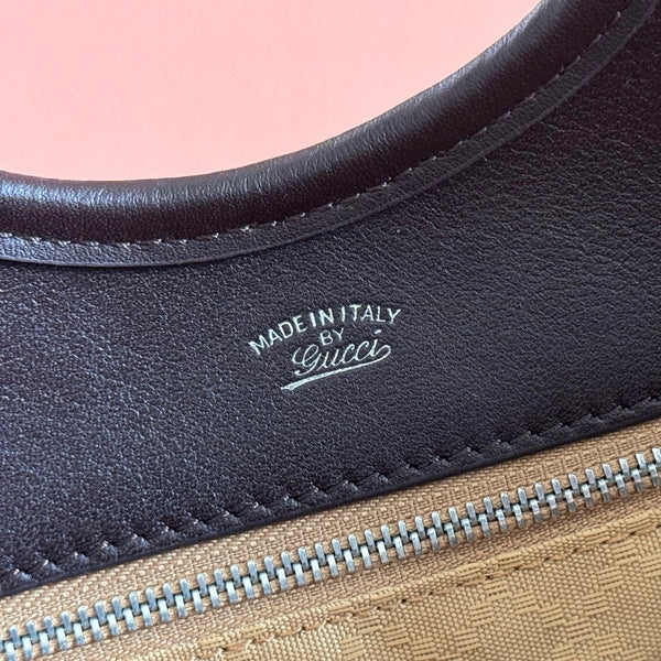 Gucci Mercato Small 26 Tote Bag Brown in Cowhide 284925