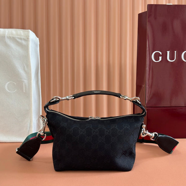 Gucci 26 Coach Shay Crossbody Bag 25.5 Black in Denim 284957