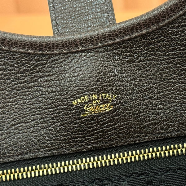 Gucci 26 Mercato Tote Bag 35cm Brown Gold in Canvas 284997