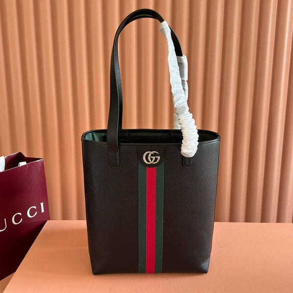 Gucci Ophidia Tote Bag 36 Brown in Cowhide 285043