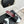 CC 26S Double C Patchwork Sandal 50 White Black in Cowhide 706376