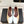 CC 26S Double C Patchwork Ballet Flat Beige White in Cowhide 706368