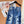 Chanel 26 Double C Logo Straight Leg Pants Blue in Cotton 298254
