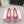 Mach & Mach 26SS Rhinestone Bow Flats Pink in Silk 722451