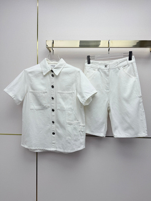 Chanel 26 Shirt White in Cotton 367724