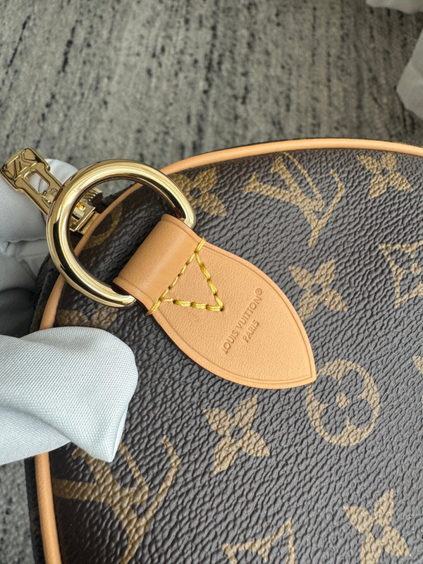 Louis Vuitton Speedy Soft 30 Brown in Canvas Cowhide
