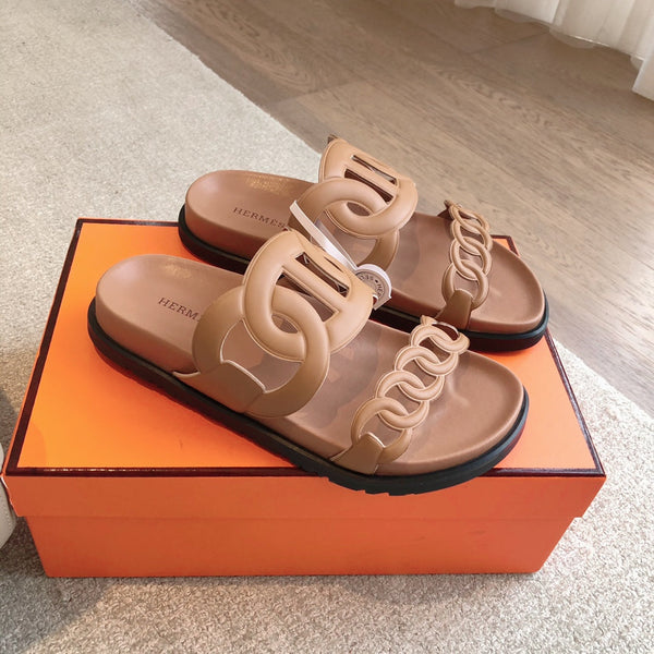 HM  Extra Sandal Brown in Cowhide 743959