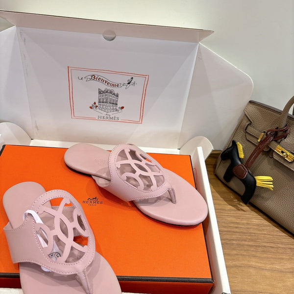 HM Mage Sandal Pink in Calfskin 744046