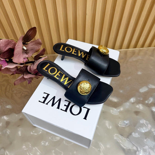 Loew 26 Sandal 45 Black in Cowhide 749387