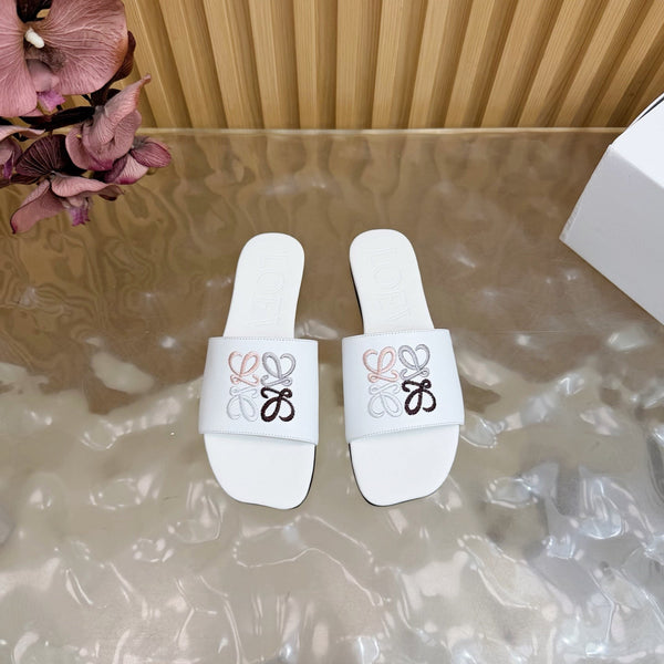 Loew Sandal White in Sheepskin 749330