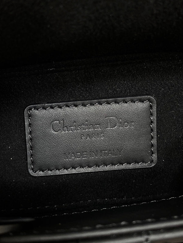 CD Lady D-Joy 19cm Black in Lambskin 286388