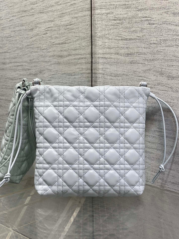 CD Dior Adiorable Bag 22cm Light Blue in Quilted Leather 286643