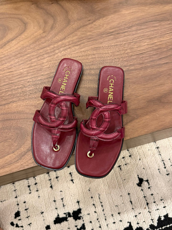 CC 26 Sandal Burgundy in Cowhide 748527