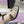 HM Sandal 90mm Light Gray in Cowhide 757945