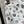 CC 26 Printed Flared Trousers White in Cotton 380161