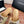 CC 26SS Pearl Heel 70mm Bow Sandals Gold in Cowhide 760559
