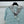 Miu 26 Crew Neck Knit Short-Sleeve T-Shirt with Scarf Design Blue in Wool