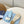 Pra Bow-Tie Stylish Flat Sandals Blue in Lambskin 771277