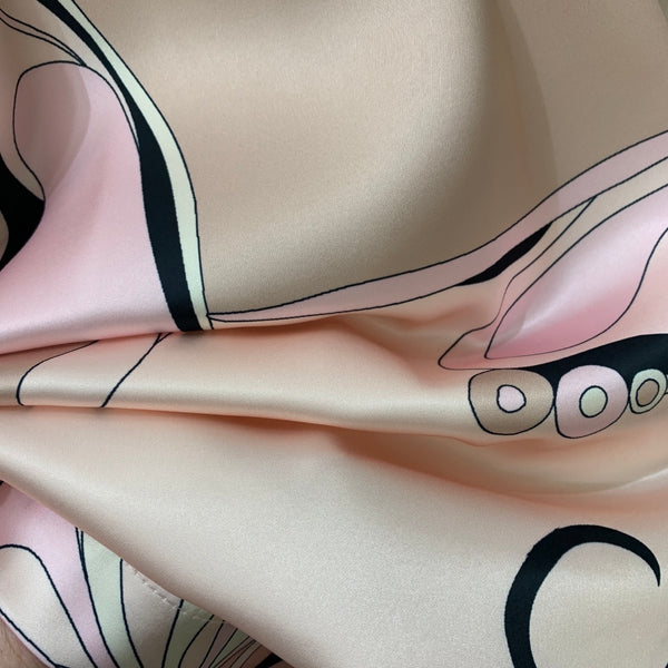 Pucc Orchidee-Print Camisole Top And Wide-Leg Pants Light Pink Satin