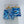 Pucc Vivara Print Mini Skirt Blue Silk