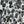 CC Black and White Ink Floral Print Sleeveless Vest in Acetate 387325