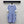 CD 26 Lace-up Tie-front Dress Blue in Cotton 389461