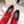 CL 26 Square Toe Lace-up Oxford Heels 85 Red in Lambskin 813302