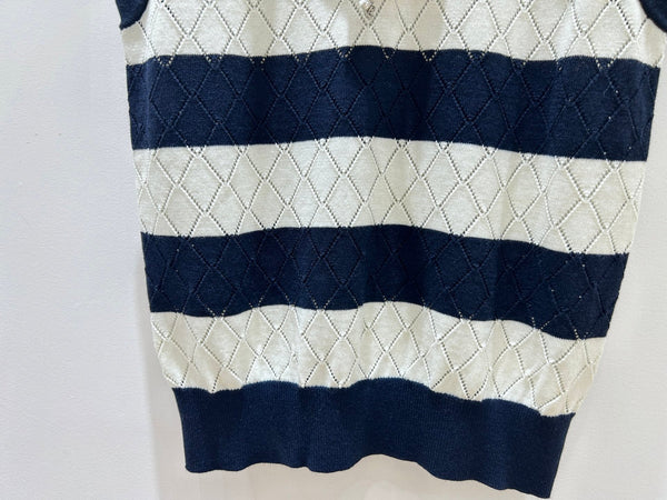CD 2026 Knit Vest Openwork Cashmere Wool 479369
