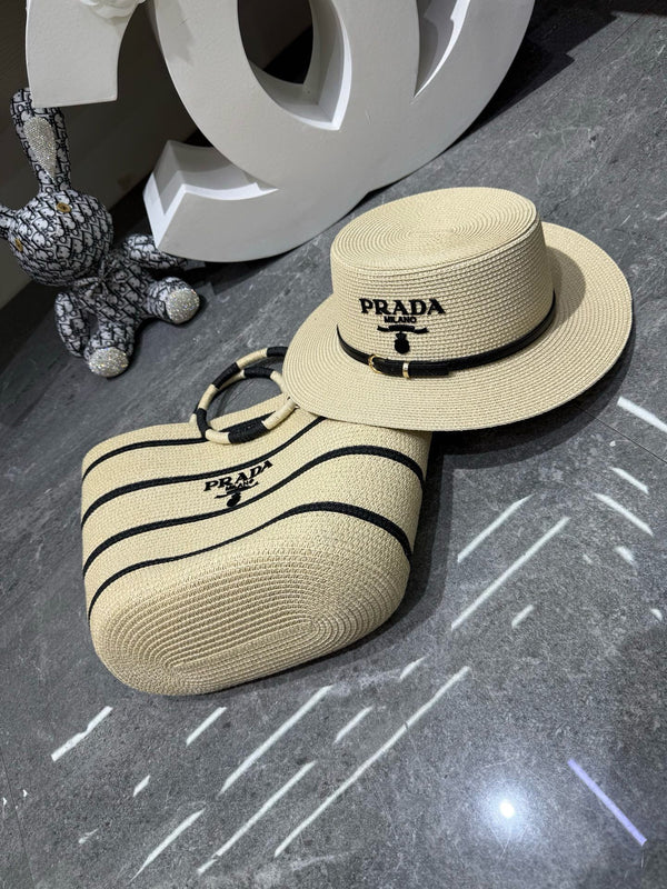 Prad Tote Bag & Hat Set Plant Grass 209744