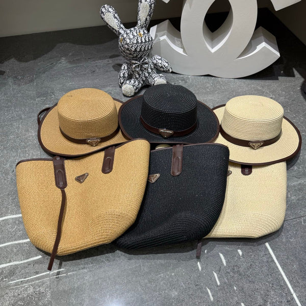 Prad Tote Bag & Hat Set Plant Grass 209735
