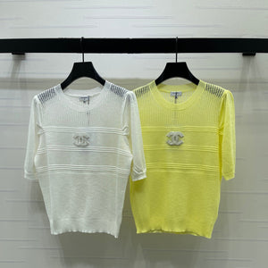 CC Logo Knit Top Acrylic 392578