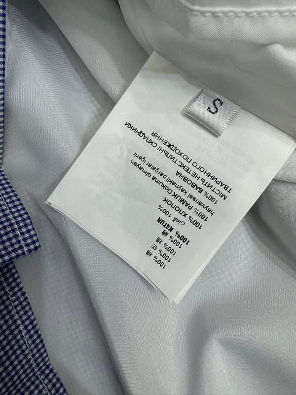 Miu Gingham Check Shirt Dress Cotton 392629