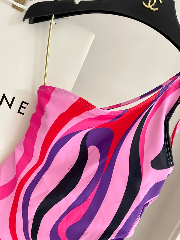 Pucci One-Piece Swimsuit Cotton Blend 149637