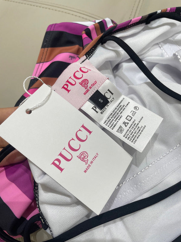 Pucci One-Piece Swimsuit Cotton Blend  882389