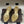 Alaia Thong Sandals Gold 3cm Patent Leather 835285