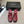 CC 26S Square-Toe Mary Jane Slingback Pumps Black Burgundy Lambskin 835671