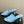 CC Quilted Heeled Sandal 8cm Blue Lambskin 834716